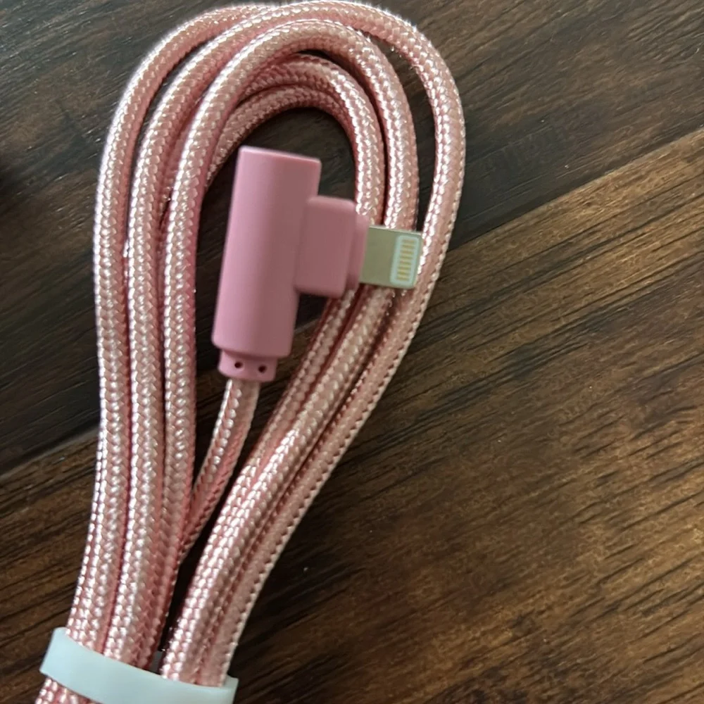 XL Red and Pink iPhone Charging Cables